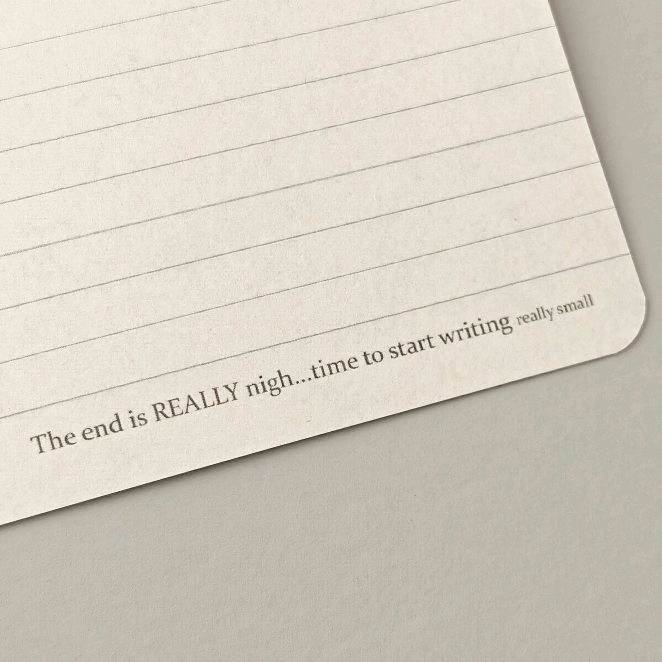 Dog Eared A5 Notebook