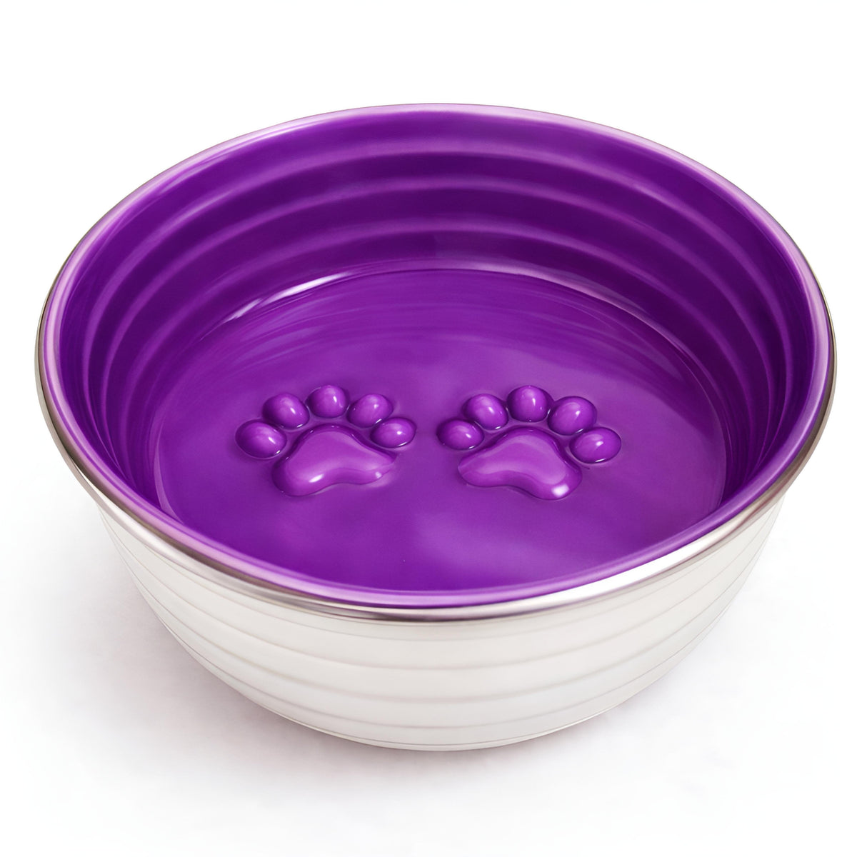 The Poppy Collection Dog Bowl - Violet