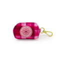 Rose Berry Plaid Poop Bag Holder