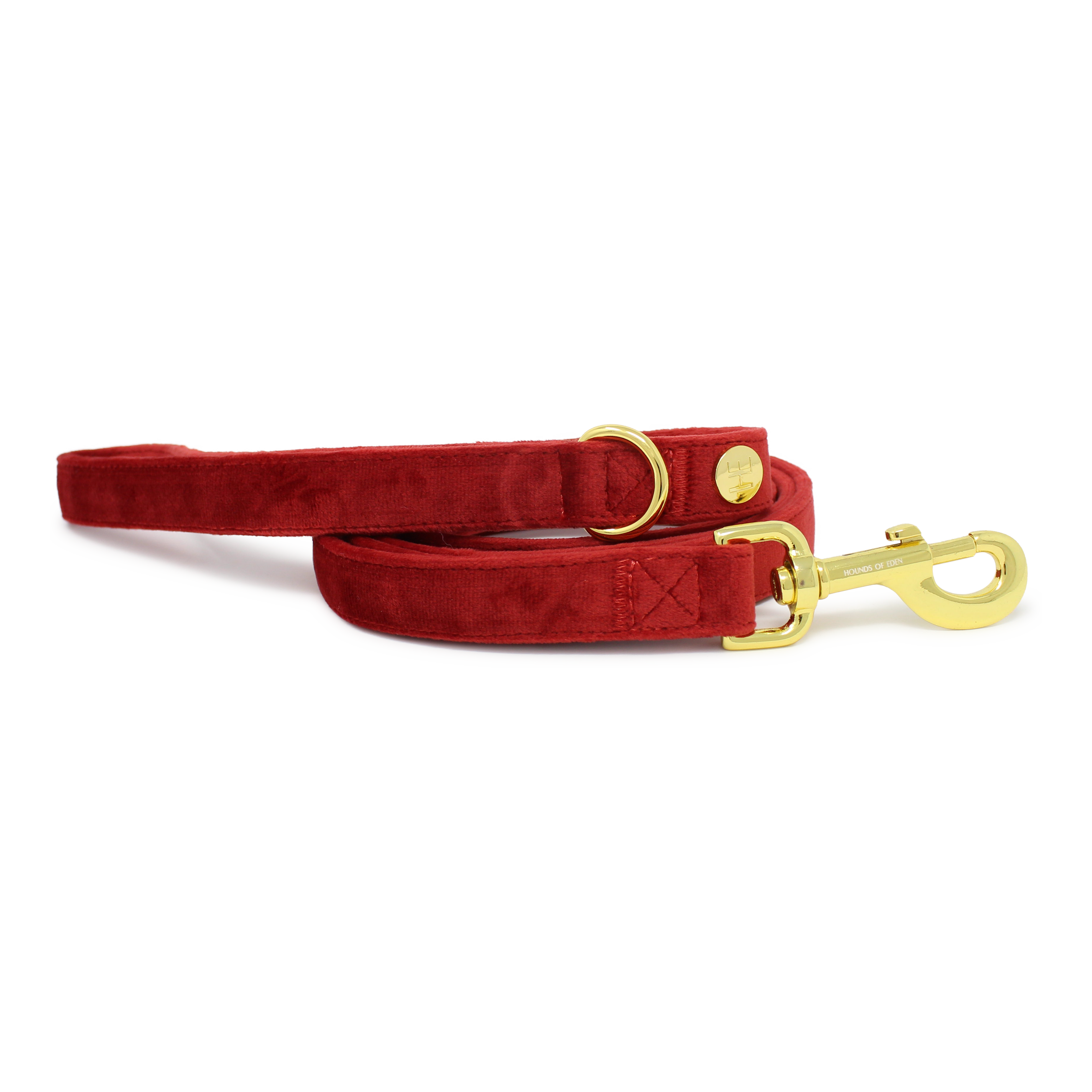 Ruby Red Velvet Collar