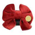 Ruby Red Velvet Sailor Bow Tie