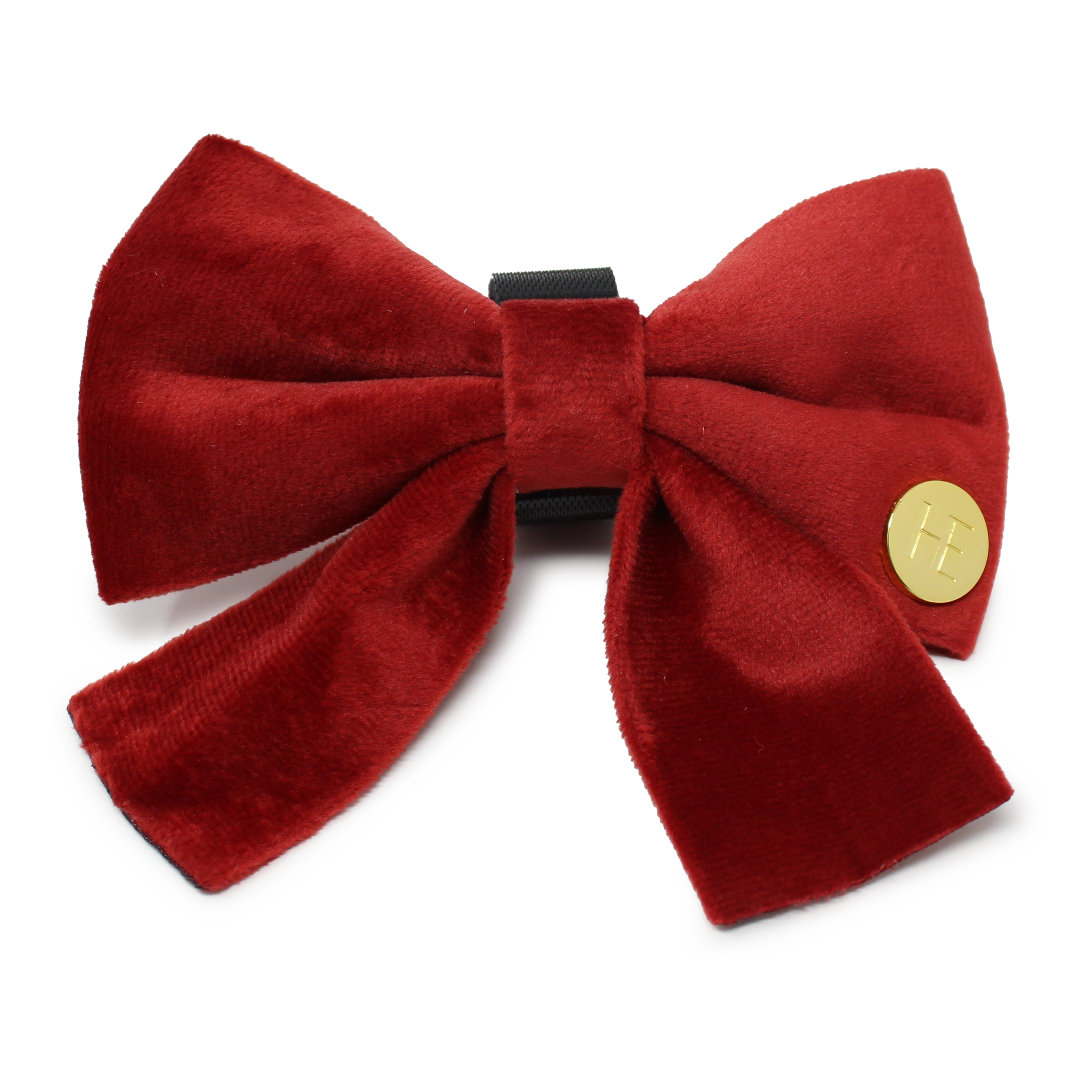 Ruby Red Velvet Collar