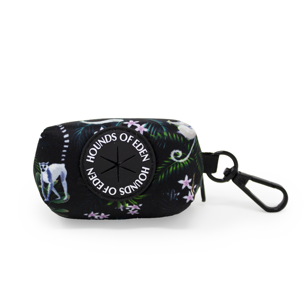 Midnight Madagascar Design Poop Bag Holder