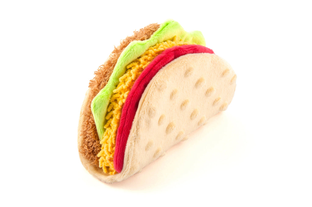 Taco dog toy