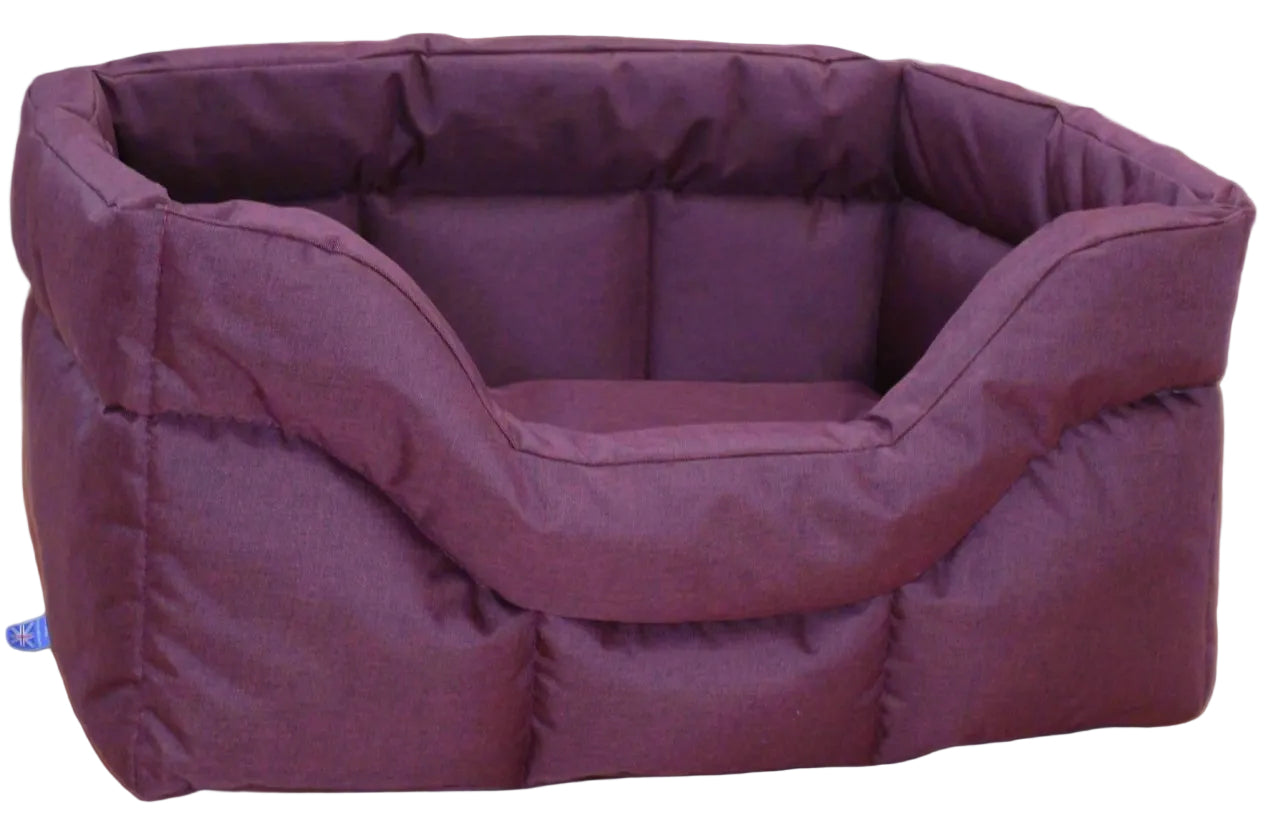 Country Dog Heavy Duty Rectangular High Sided Waterproof Dog Beds