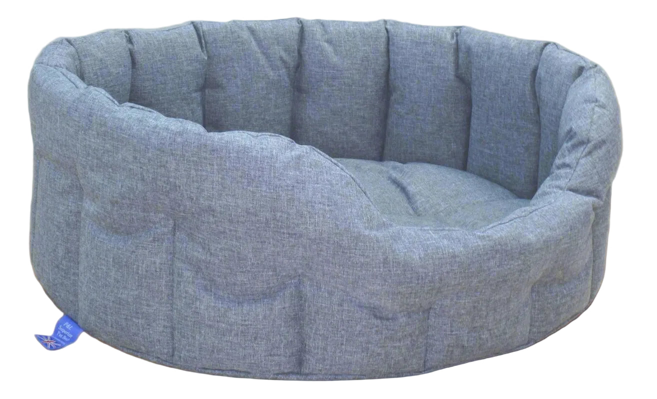 P&L Country Dog Tough Heavy Duty Oval High Sided Waterproof Dog Beds.