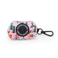 Aurora Nights - Pink Penguin Design Poop Bag Holder