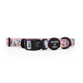 Aurora Nights - Pink Penguin Design Dog Collar