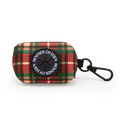 Tartan Me Up - Red & Cream Tartan Design Poop Bag Holder