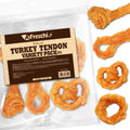 AFreschi Turkey Tendons for Dogs – USA-Sourced, Rawhide-Free Chews for Large Breeds (10 oz)