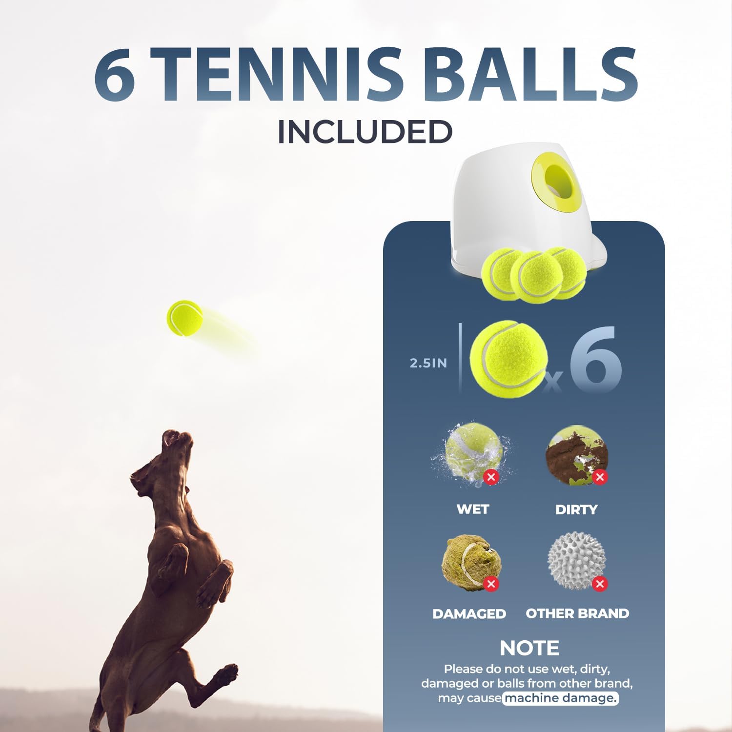 ALL FOR PAWS Automatic Ball Launcher for Medium to Large Dogs | Interactive, Rechargeable Tennis Ball Thrower
