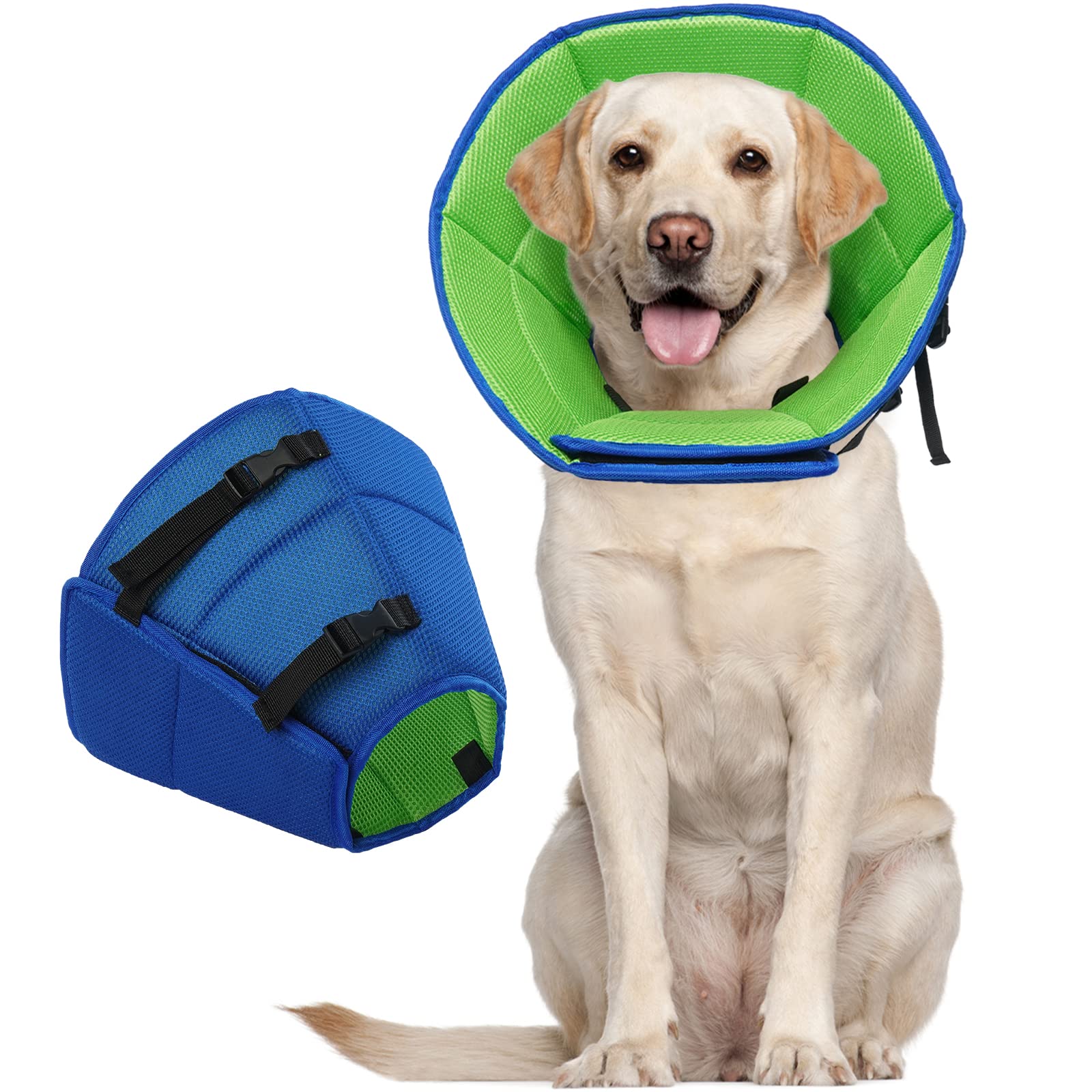 Allroaring Dog Cone for Large Dogs — Soft, Adjustable E-Collar