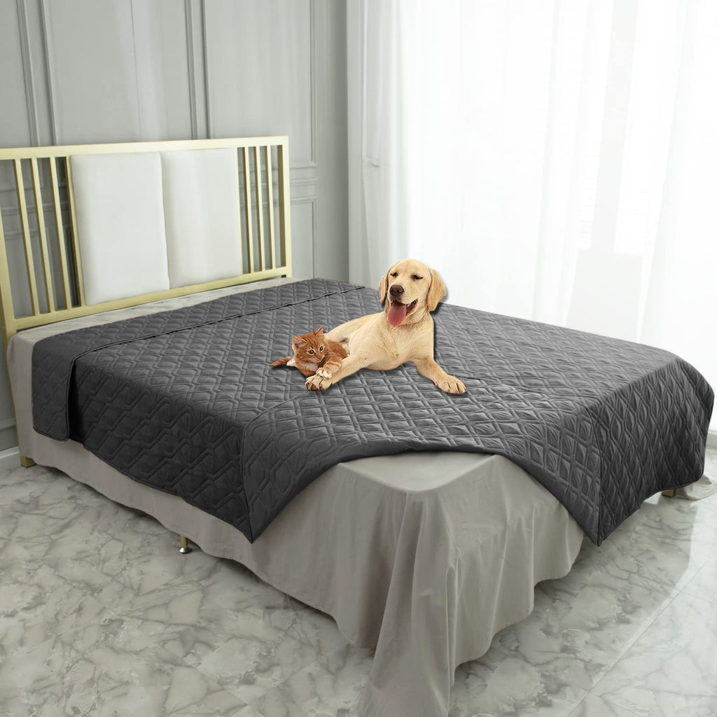 Ameritex Waterproof Reversible Dog Bed Cover — Furniture Protector for Sofa & Bed