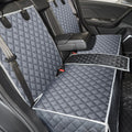 ANOSOSPECIAL Grey Dog Car Seat Cover X-Large — Waterproof, Non-Stick Fur, Universal Fit