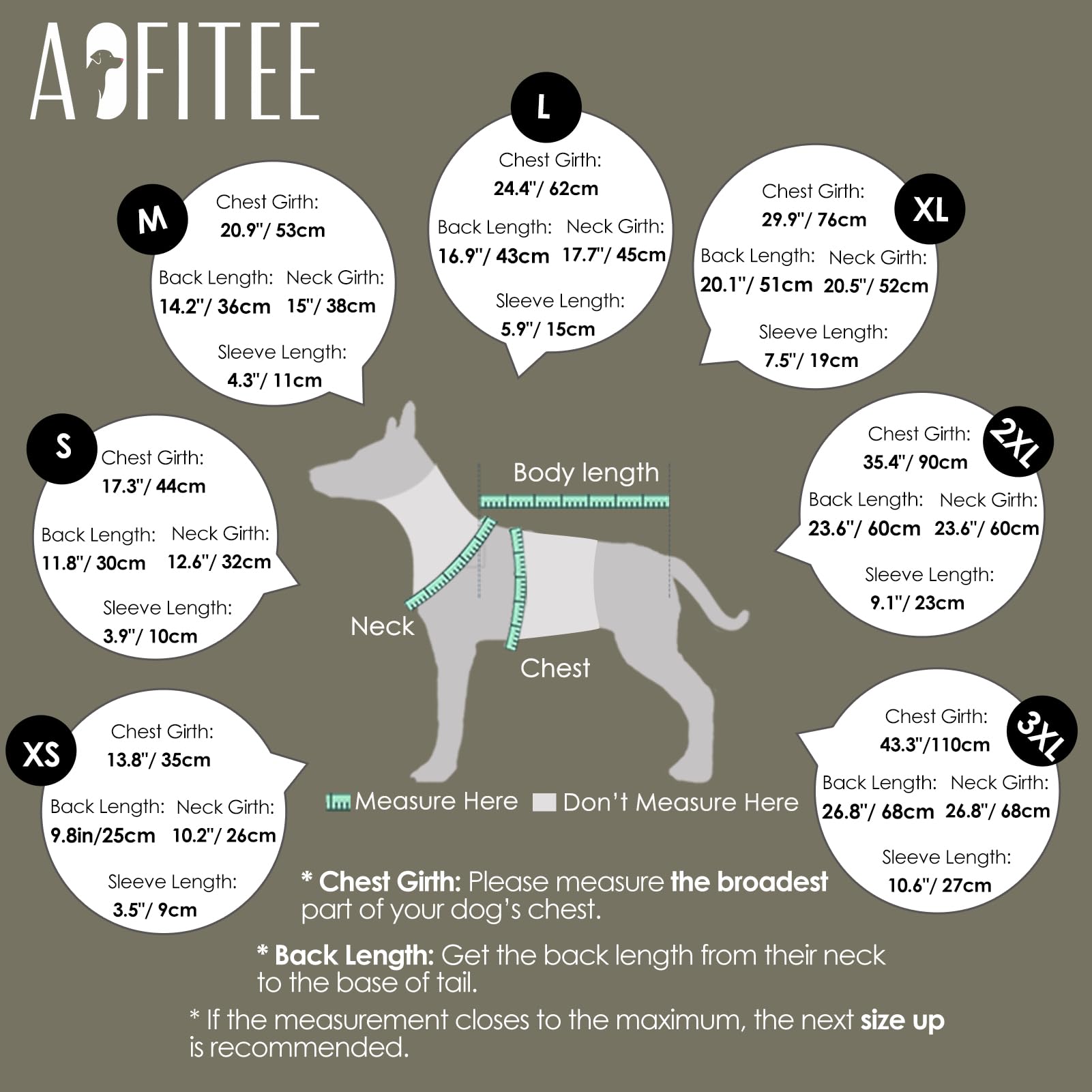 AOFITEE Dog Coat Warm Puffer Jacket with Harness | Windproof & Reflective