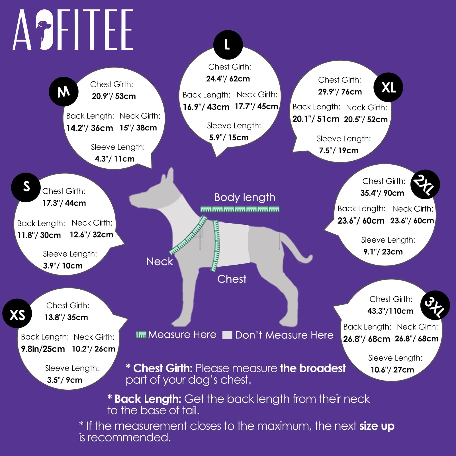 AOFITEE Large Dog Coat with Built-in Harness | Reflective Puffer Snowsuit