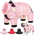 AOFITEE Dog Coat – Waterproof Winter Puffer Jacket for Small Dogs