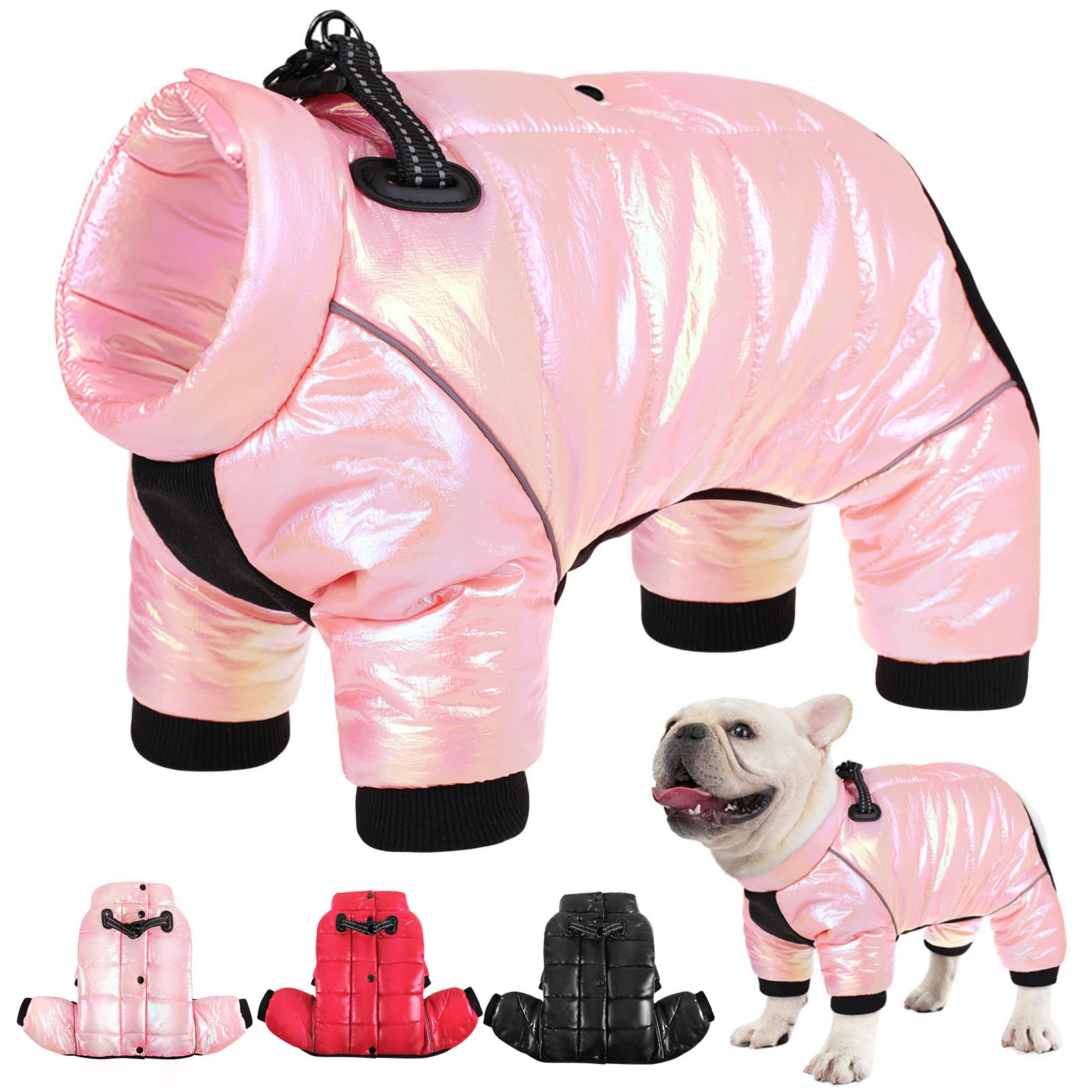 AOFITEE Dog Coat – Waterproof Winter Puffer Jacket for Small Dogs