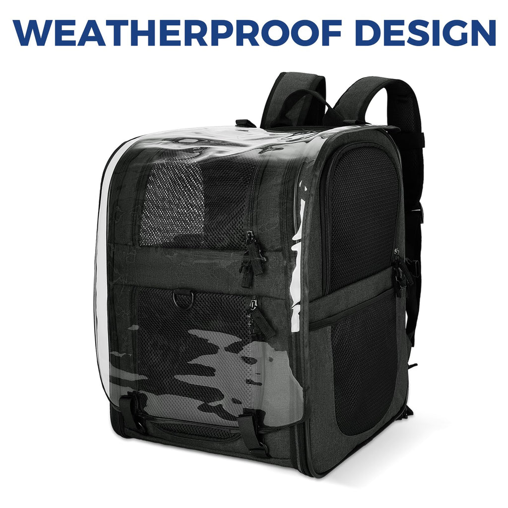Apollo Walker Pet Carrier Backpack – Expandable, Safe Travel for Cats & Dogs