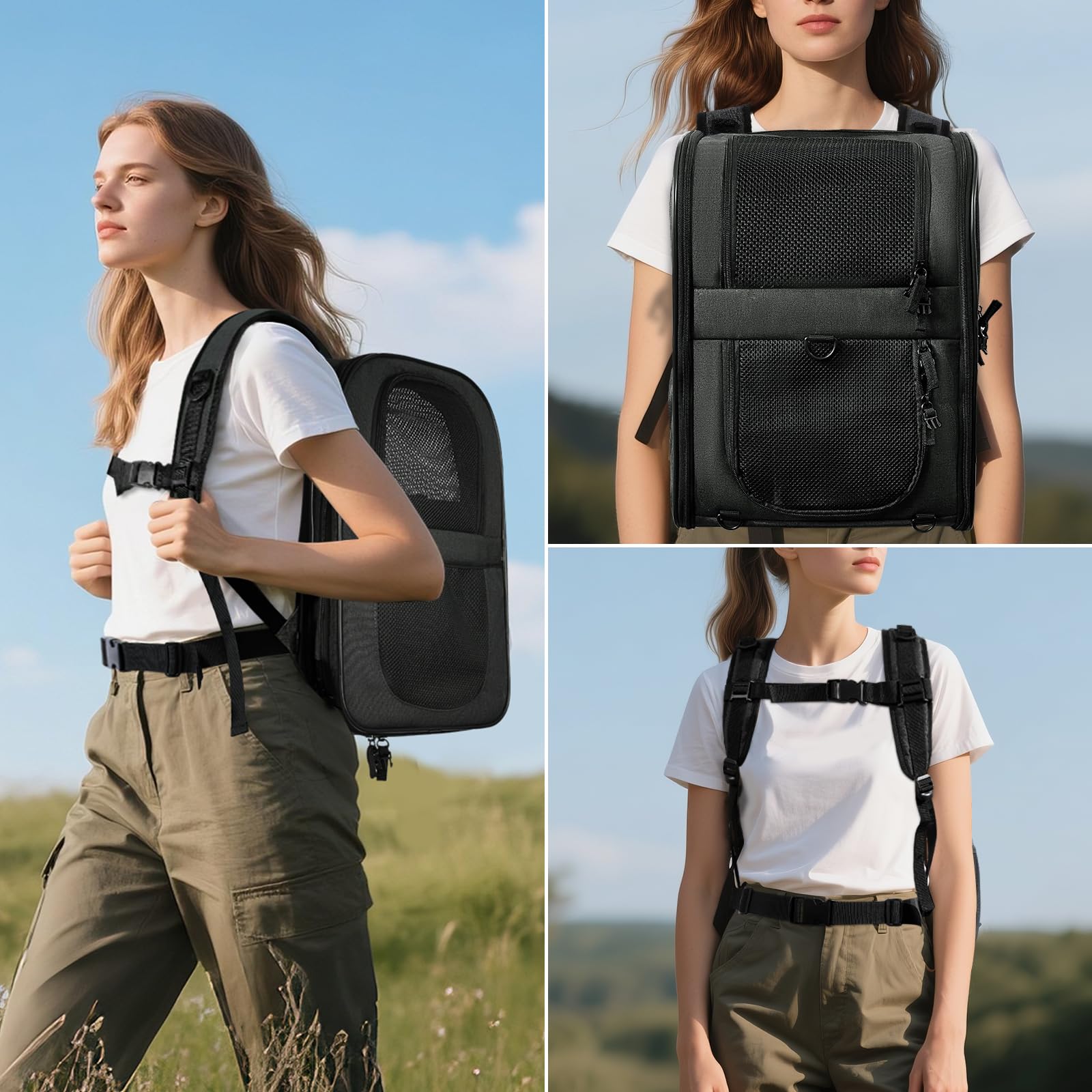 Apollo Walker Pet Carrier Backpack – Expandable, Safe Travel for Cats & Dogs
