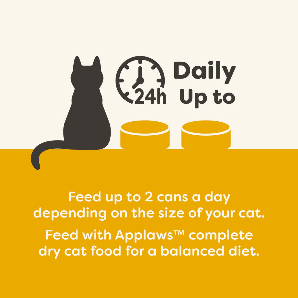 Applaws Wet Cat Food – 24-Count Limited Ingredient Canned Cat Food with Chicken Breast in Broth (5.5oz)