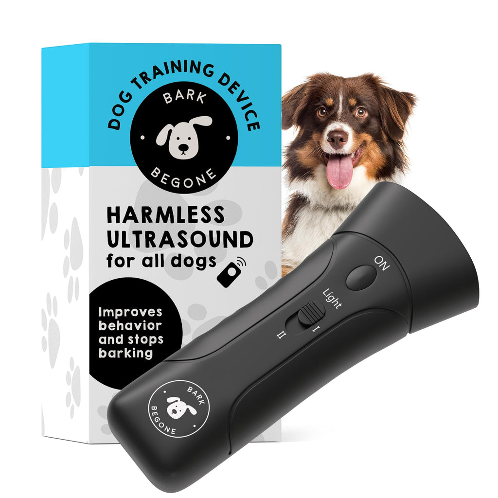 Bark Begone 2023 Ultrasonic Dog Bark Deterrent & Behavior Corrector | Shark Tank Backed