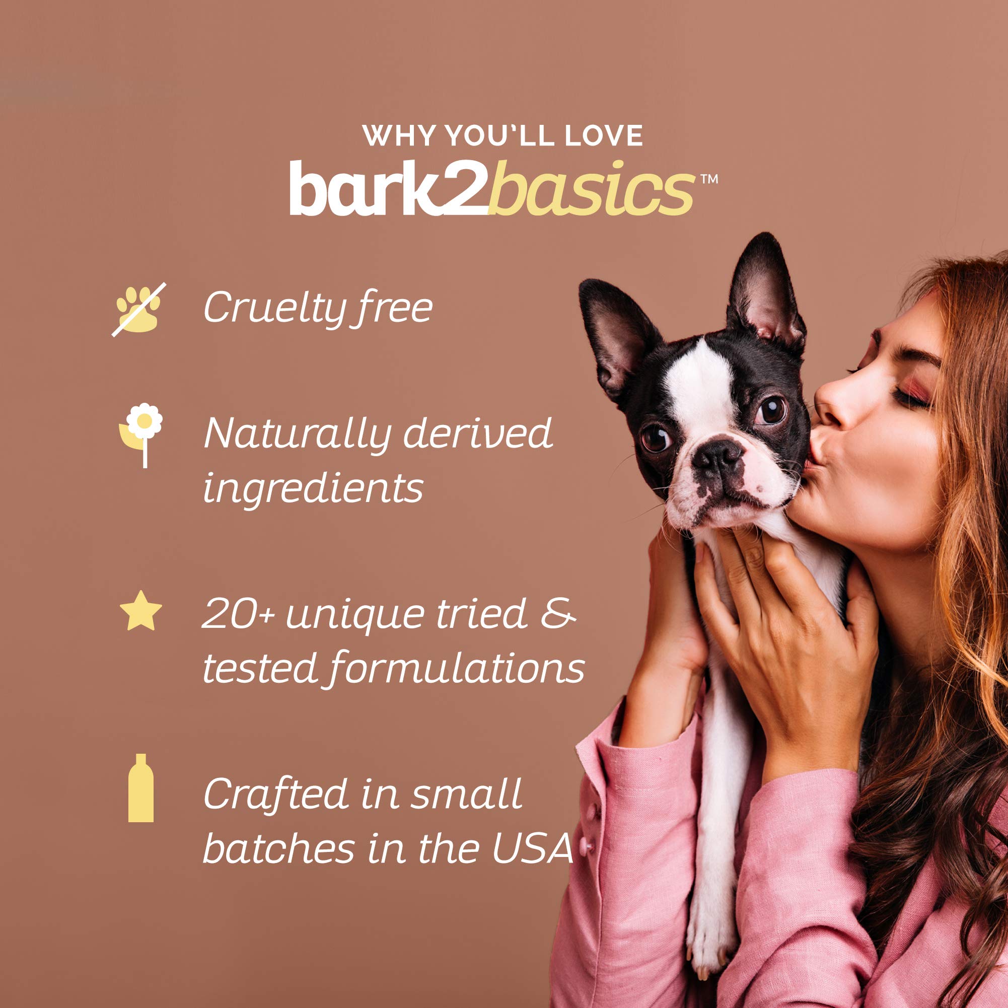 Bark2Basics Dog Ear Cleaner, 1 Gallon – All-Natural Witch Hazel, Aloe & Chamomile, Soap-Free