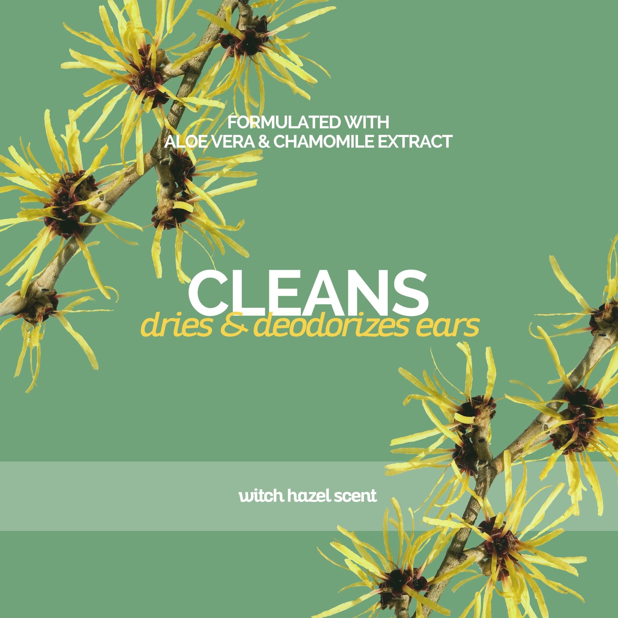 Bark2Basics Dog Ear Cleaner, 1 Gallon – All-Natural Witch Hazel, Aloe & Chamomile, Soap-Free