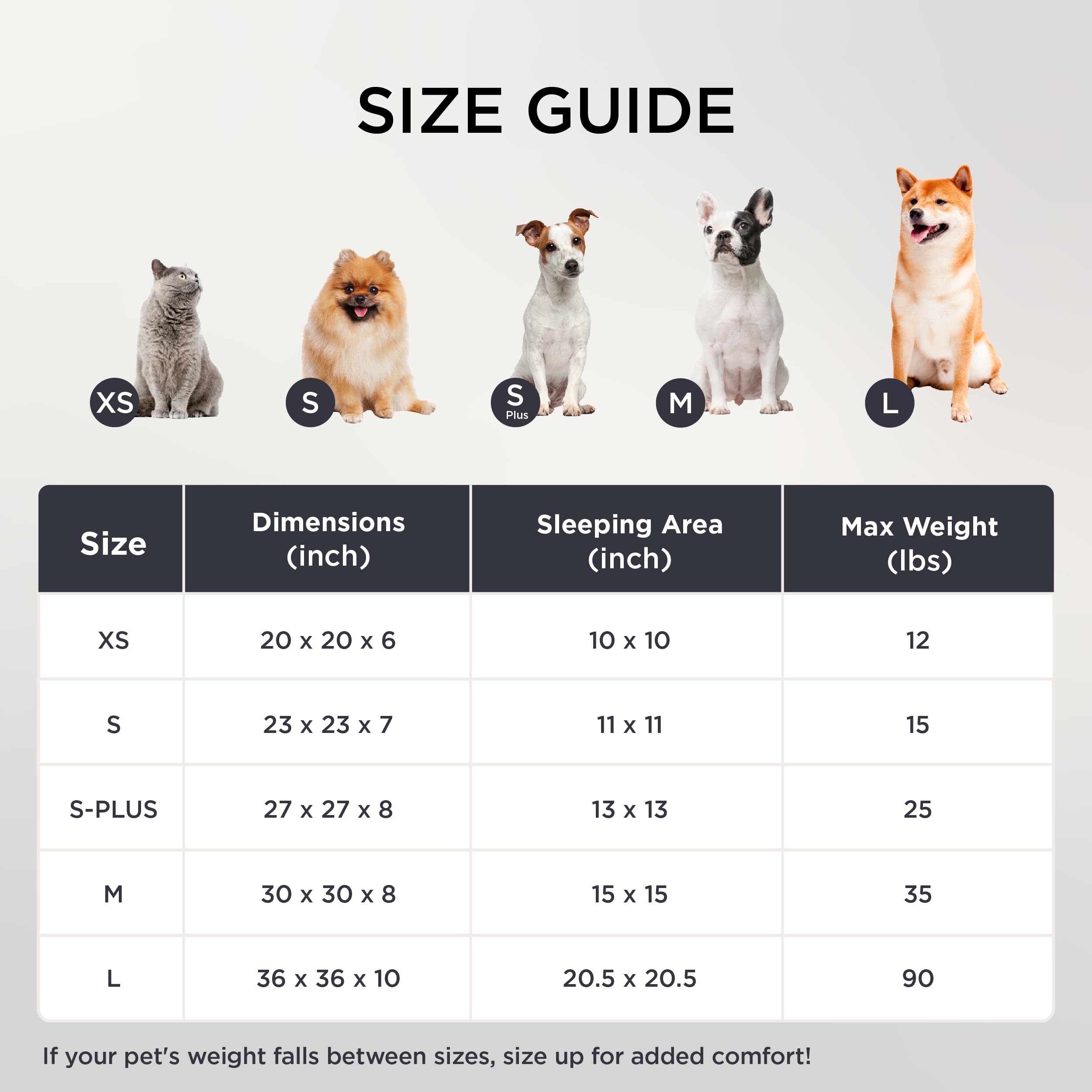 Bedsure Donut Large Dog Bed - Washable Faux Fur with Corduroy Fleece, Anti-Slip Round Bed 36x36x8 in, Warm Grey