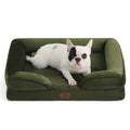 Bedsure 28-inch Orthopedic Dog Bed – Moss Green, Washable, Waterproof, Non-Slip