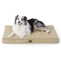 Bedsure XL Dog Bed for Crate – Large Comfy Flat Pet Beds with Removable Washable Cover, Orthopedic Egg Crate Foam Crate Mat, Suitable for Pet Up to 90 lbs
