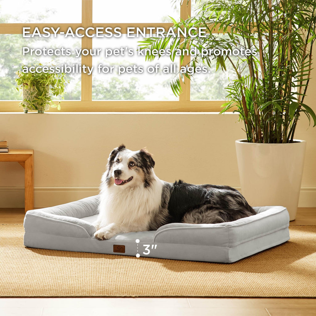 Bedsure XL Orthopedic Dog Bed for Extra Large Dogs | 42-inch Waterproof & Washable
