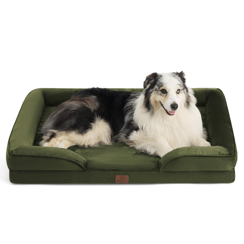 Bedsure XL Orthopedic Dog Bed for Extra Large Dogs - Waterproof, Washable Cover, Non-Skid Bottom | 42-inch