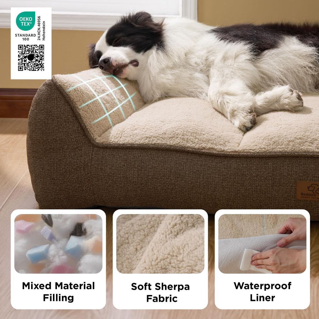 Bedsure XL Plus Orthopedic Dog Bed - Extra Thick Support for Large Dogs (48-inch)