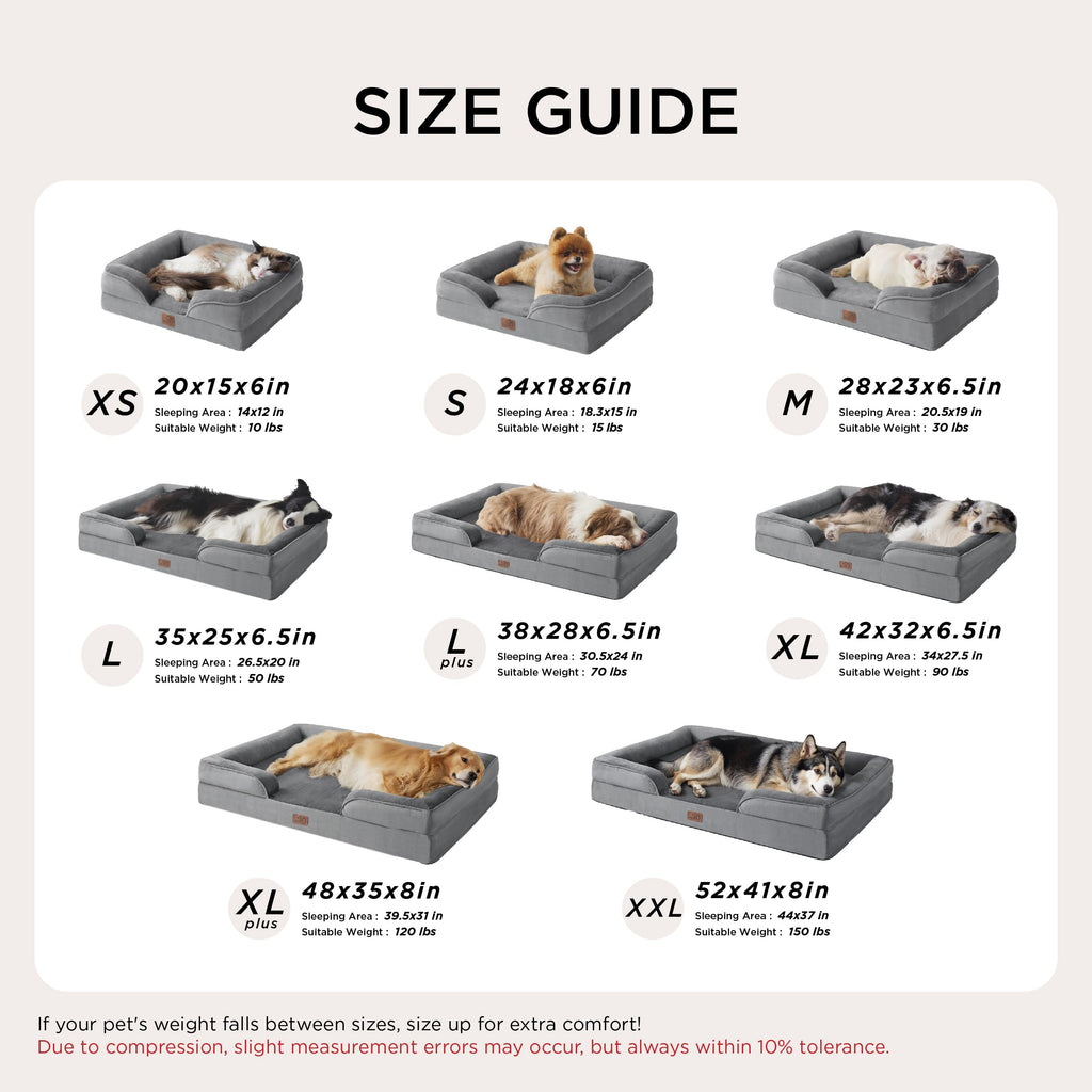 Bedsure XXL Orthopedic Dog Bed for Extra Large Dogs – Waterproof & Washable