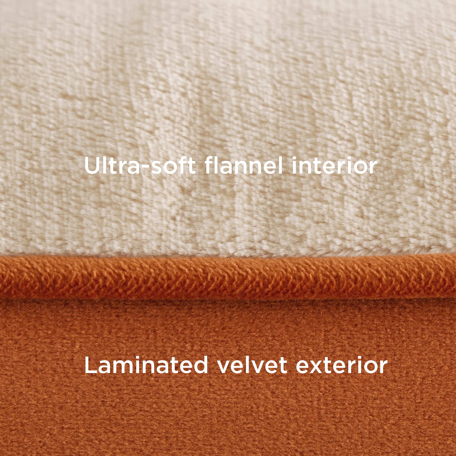 Bedsure XXL Orthopedic Dog Bed for Extra Large Dogs – 52" Ember Clay, Waterproof & Washable