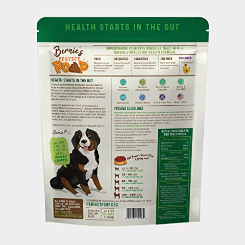 Bernie's Perfect Poop — 4 in 1 Digestive Support for Dogs (Chicken, 30 oz)