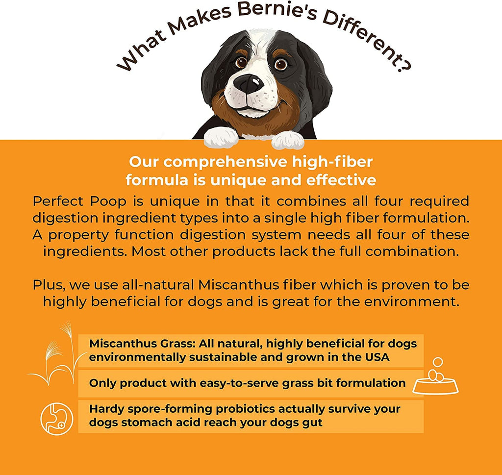 Bernie's Perfect Poop — 4 in 1 Digestive Support for Dogs (Chicken, 30 oz)