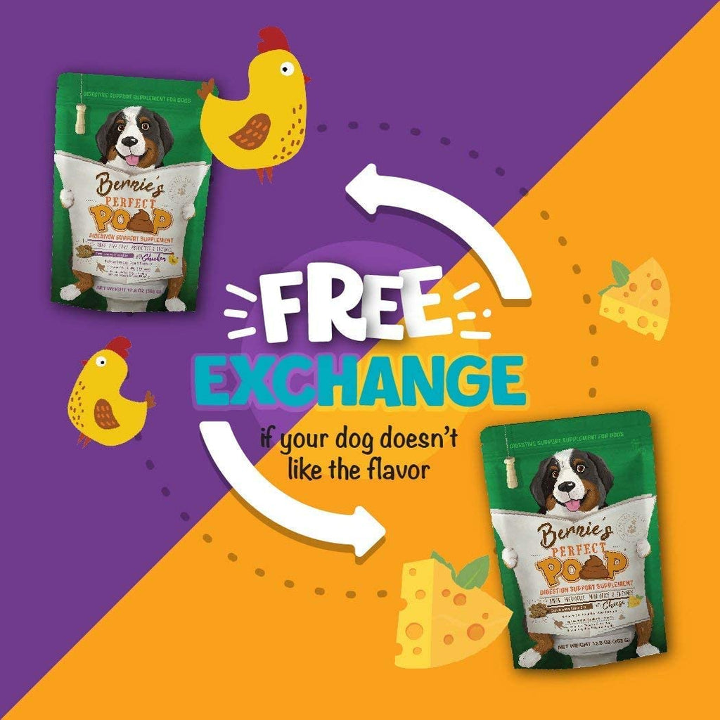 Bernie's Perfect Poop — 4 in 1 Digestive Support for Dogs (Chicken, 30 oz)
