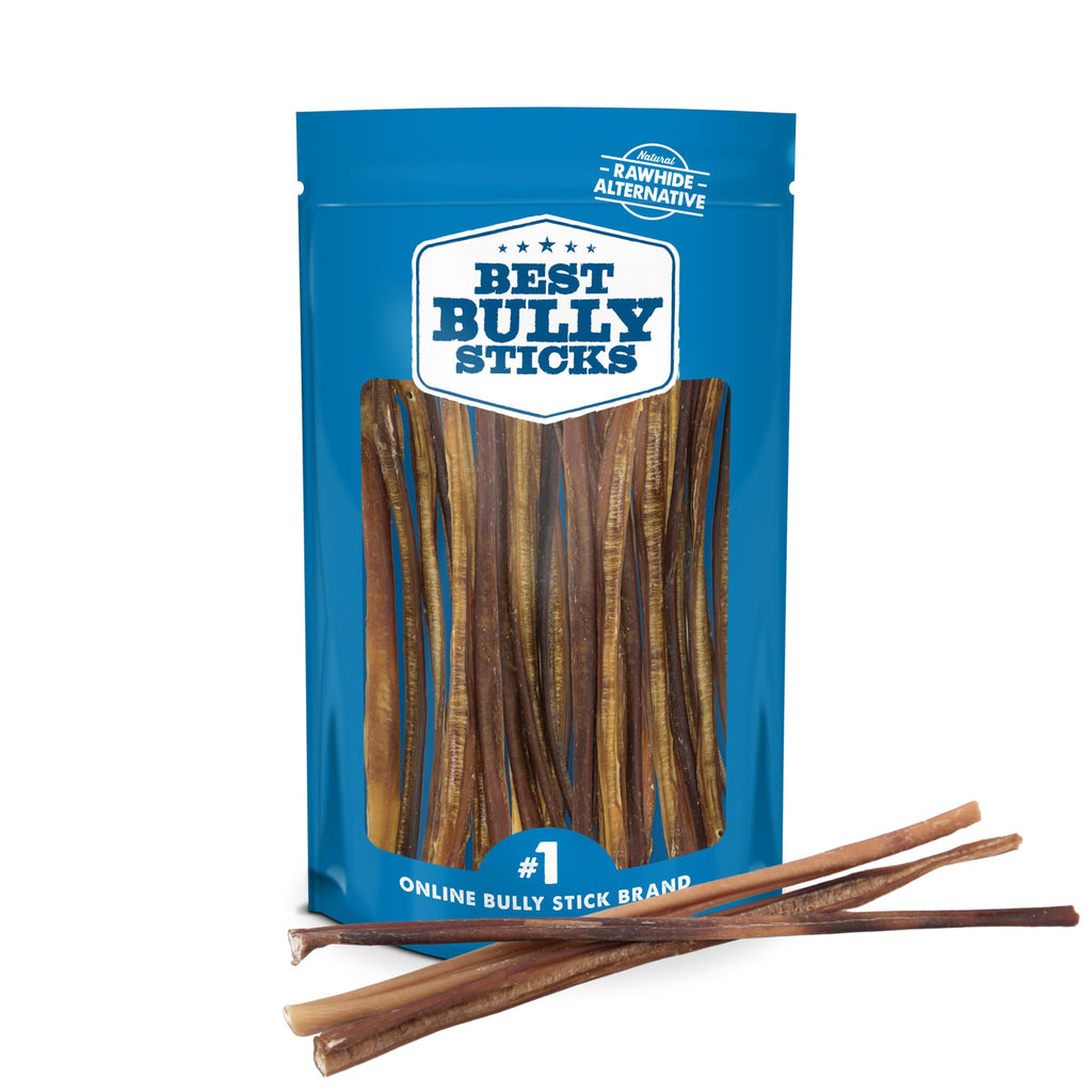 Best Bully Sticks 12-Inch Dog Chews – 25 Count, Grass-Fed, Grain-Free, Rawhide-Free