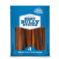 Best Bully Sticks 6in for Dogs – 50 Count, Natural, Easily Digestible, Grass-Fed Beef, Rawhide Free