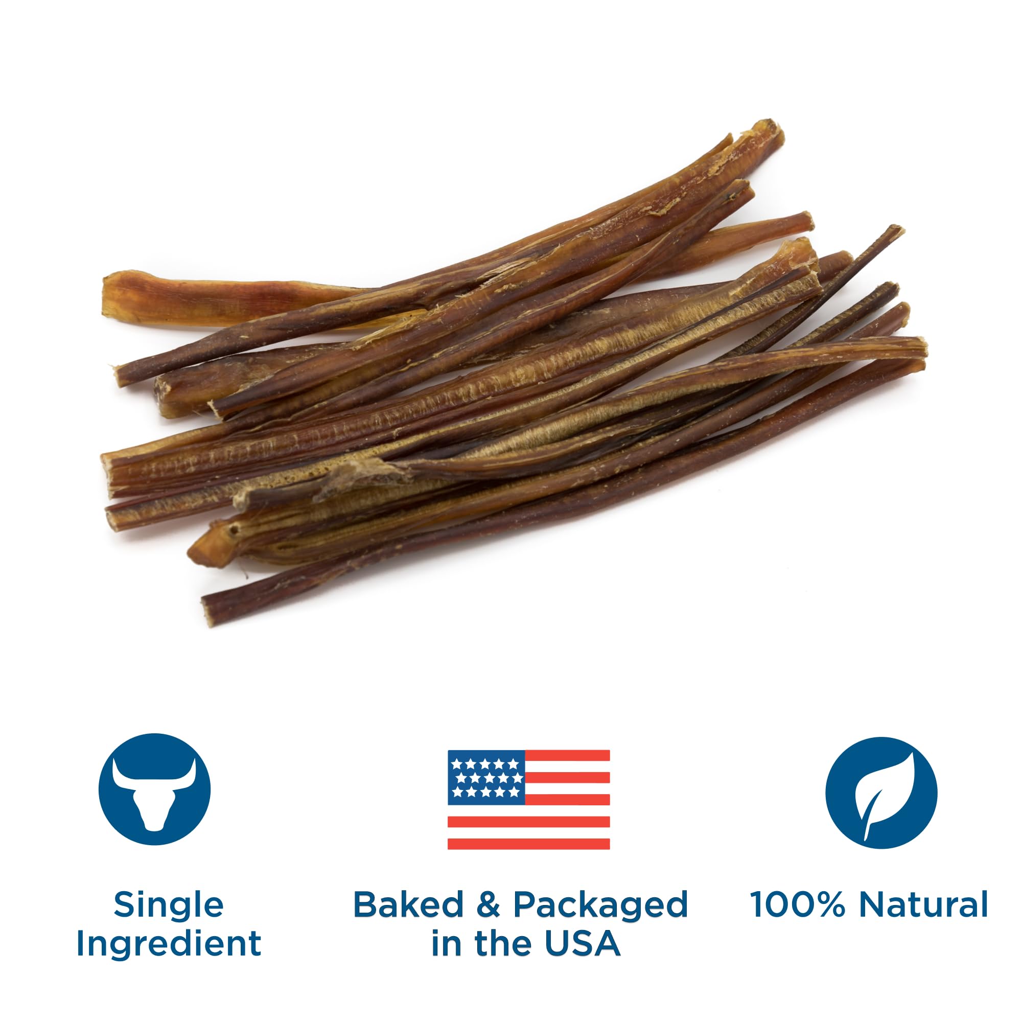 Best Bully Sticks 12-Inch Dog Chews – 25 Count, Grass-Fed, Grain-Free, Rawhide-Free