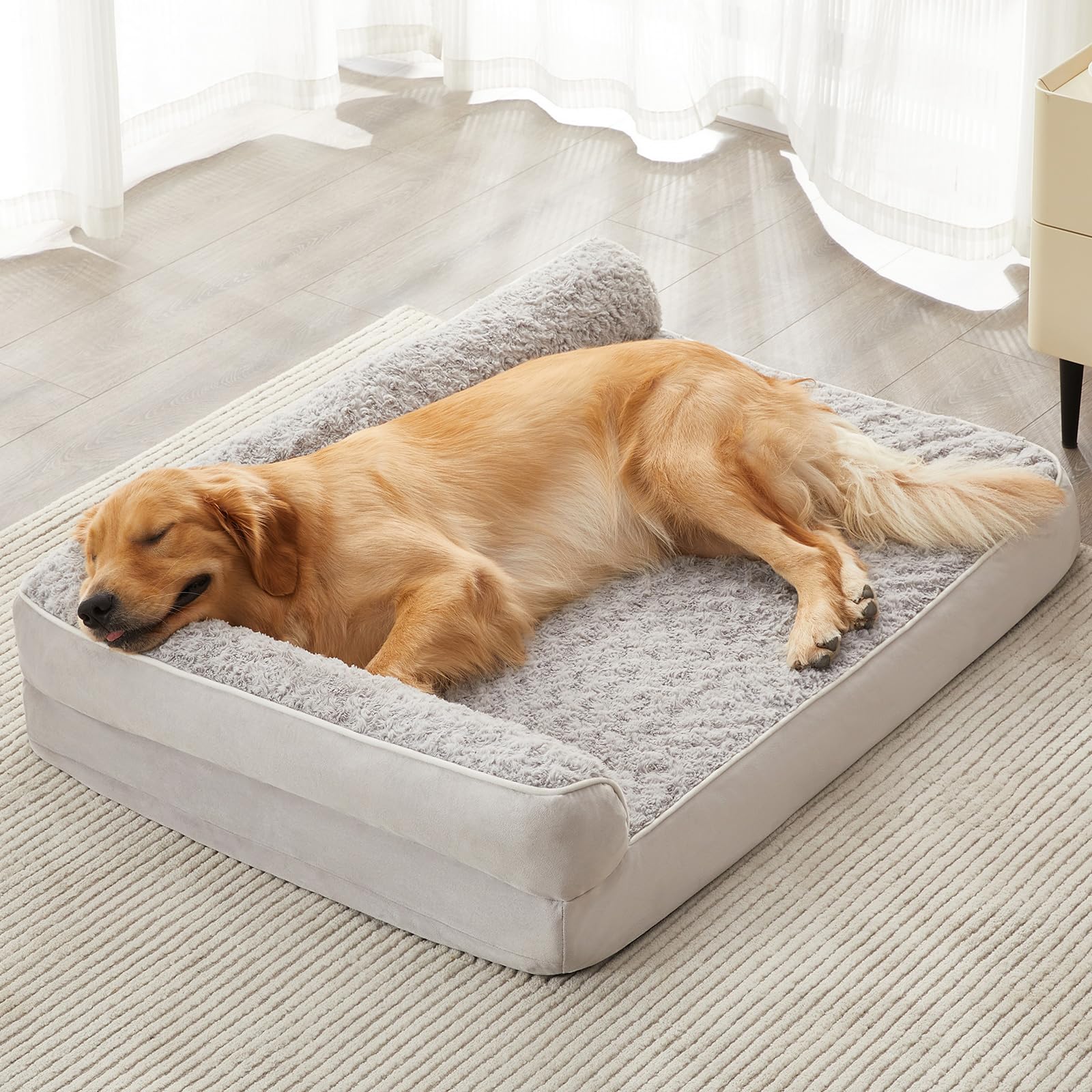 BFPETHOME Orthopedic Dog Bed for Large Dogs – Waterproof, Nonslip Sofa Bed