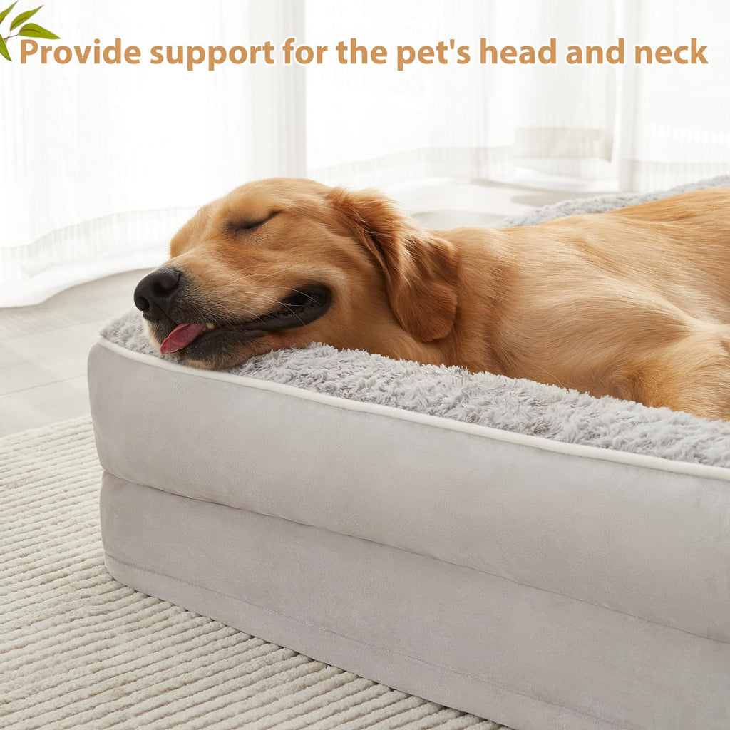 BFPETHOME Orthopedic Dog Bed for Large Dogs – Waterproof, Nonslip Sofa Bed