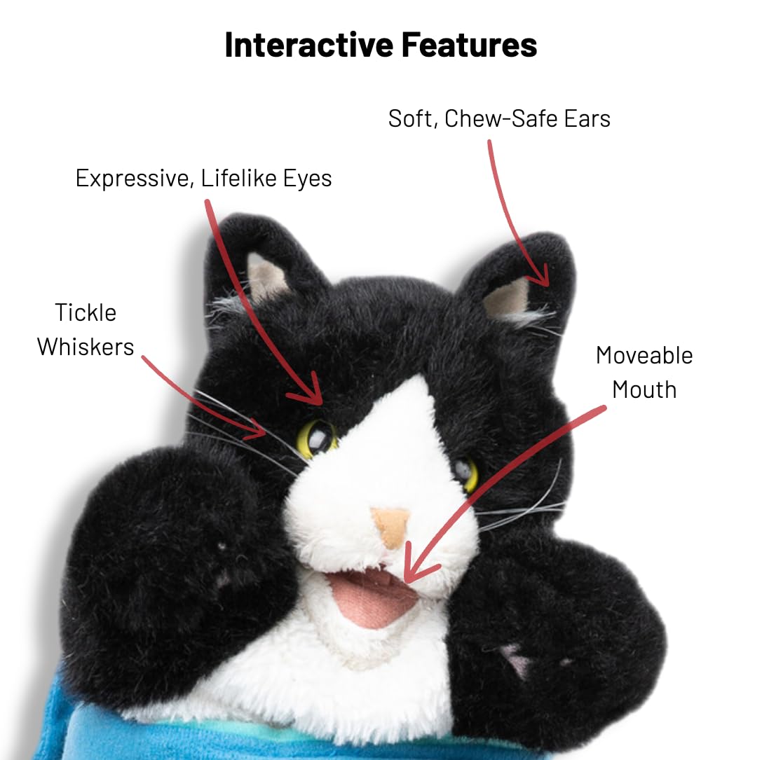 CATSUMO Cat Wrestling Glove Puppet – Interactive Hand Mitt with Protective Sleeve & Catnip