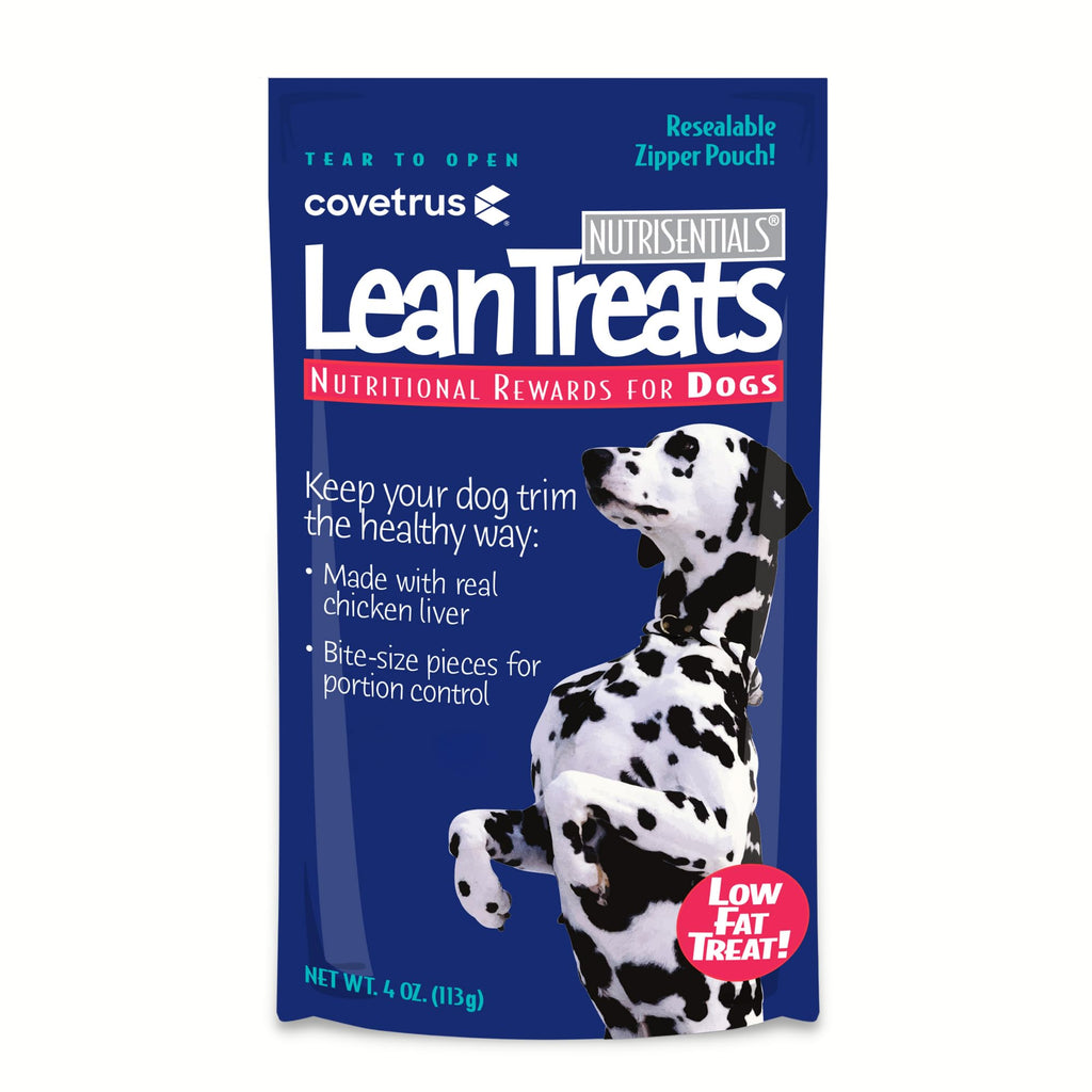 Covetrus Nutrisential Lean Treats for Dogs — Low-Fat, Bite-Size Soft Chicken Flavor, 12 Pack (4 oz)