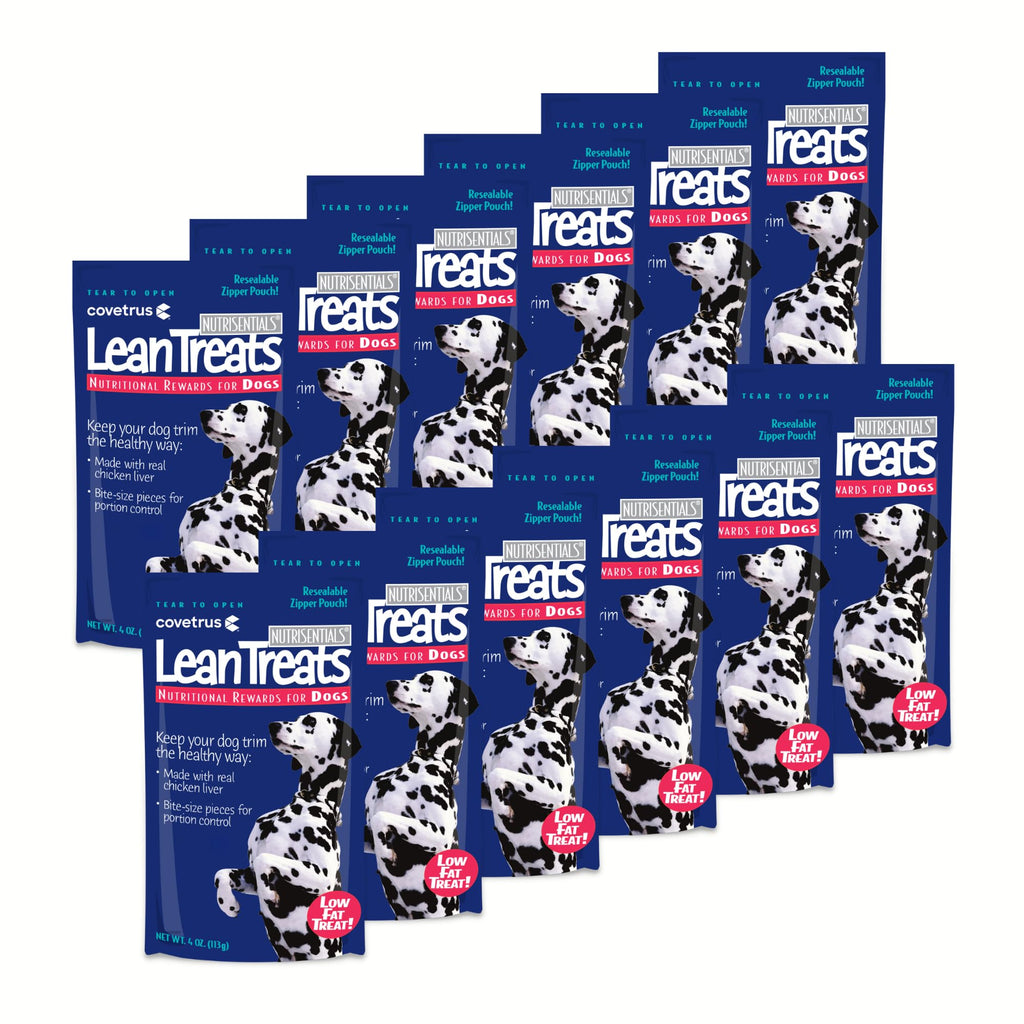 Covetrus Nutrisential Lean Treats for Dogs — Low-Fat, Bite-Size Soft Chicken Flavor, 12 Pack (4 oz)