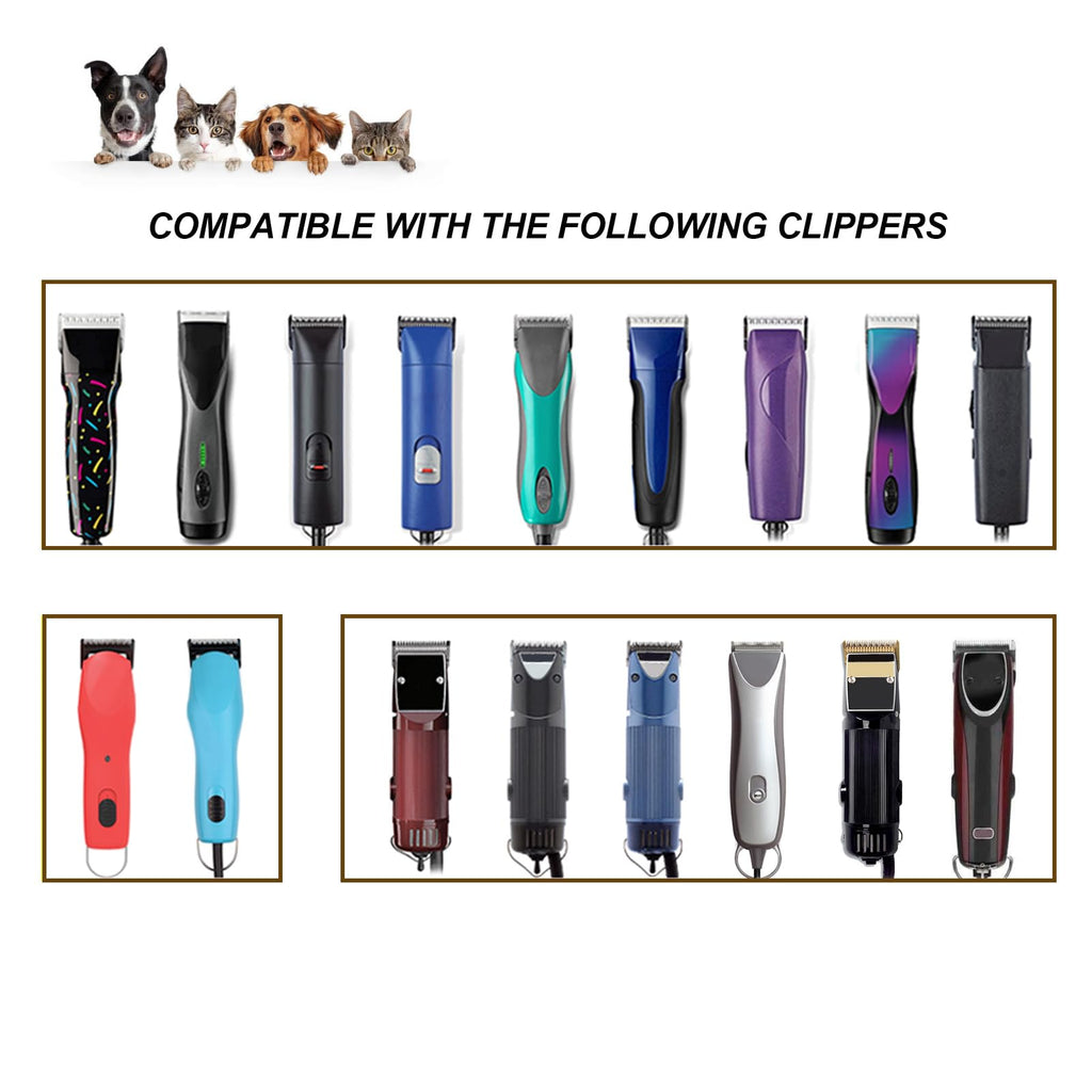 DODAER 2 Pack T84 Detachable Blades – 2.4mm (3/32-inch), Fits Andis/Oster A5, Wahl KM10
