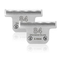DODAER 2 Pack T84 Detachable Blades – 2.4mm (3/32-inch), Fits Andis/Oster A5, Wahl KM10