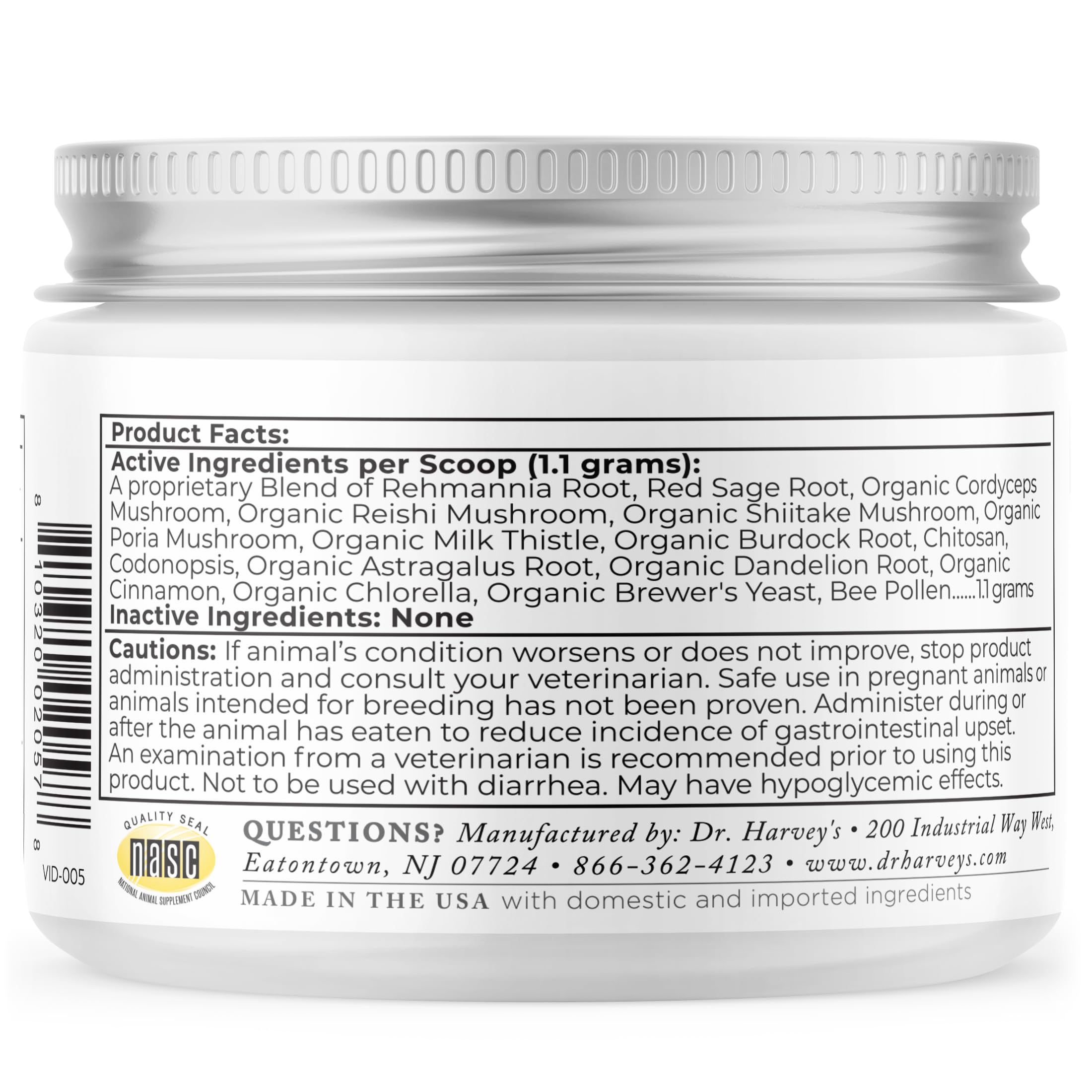 Dr. Harvey's Kidney Health Kidney Support Supplement for Dogs (4 oz)